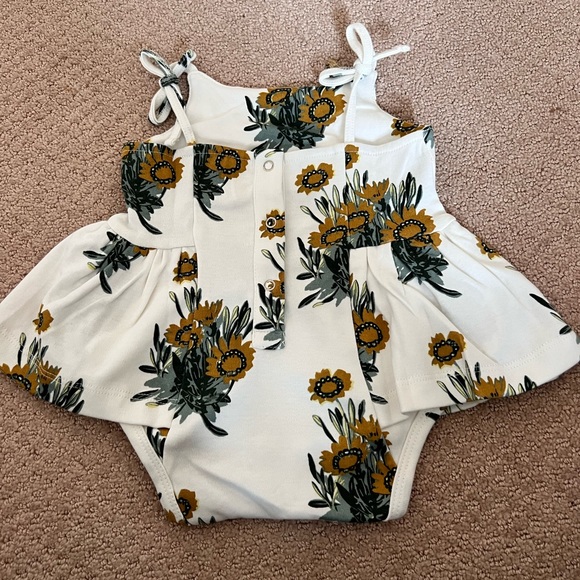 NWT Kate Quinn Calendula Spaghetti Tie Strap Ballerina Bubble 3-6m - Picture 2 of 2